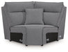 Modmax II Power Reclining Sectional with Audio Consoles - Furniture Home (Kansas City, MO)