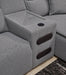 Modmax II Power Reclining Sectional with Audio Consoles - Furniture Home (Kansas City, MO)