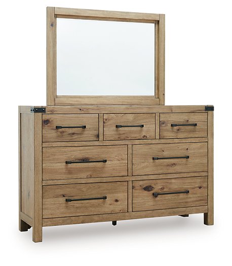 Ridgester Dresser and Mirror - Furniture Home (Kansas City, MO)