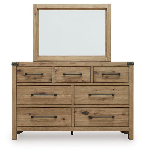 Ridgester Dresser and Mirror - Furniture Home (Kansas City, MO)