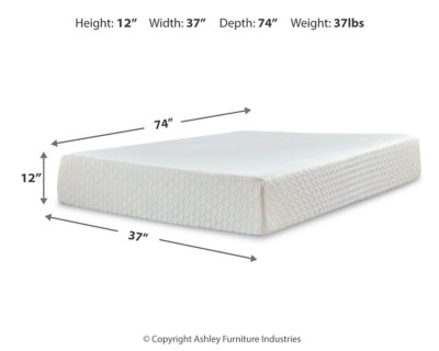 Chime 12 Inch Memory Foam Mattress in a Box - Furniture Home (Kansas City, MO)