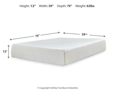 Chime 12 Inch Memory Foam Mattress in a Box - Furniture Home (Kansas City, MO)