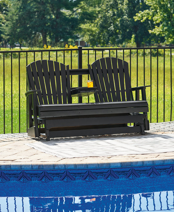 Hyland wave Outdoor Glider Loveseat - Furniture Home (Kansas City, MO)