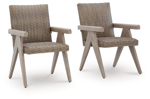 Cliff Trails Outdoor Arm Chair (Set of 2) - Furniture Home (Kansas City, MO)