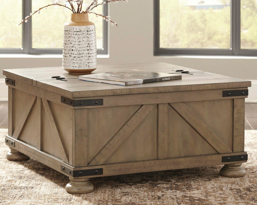 Aldwin Coffee Table With Storage - Furniture Home (Kansas City, MO)