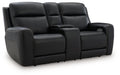 5Z-Comfort Power Reclining Loveseat with Console - Furniture Home (Kansas City, MO)