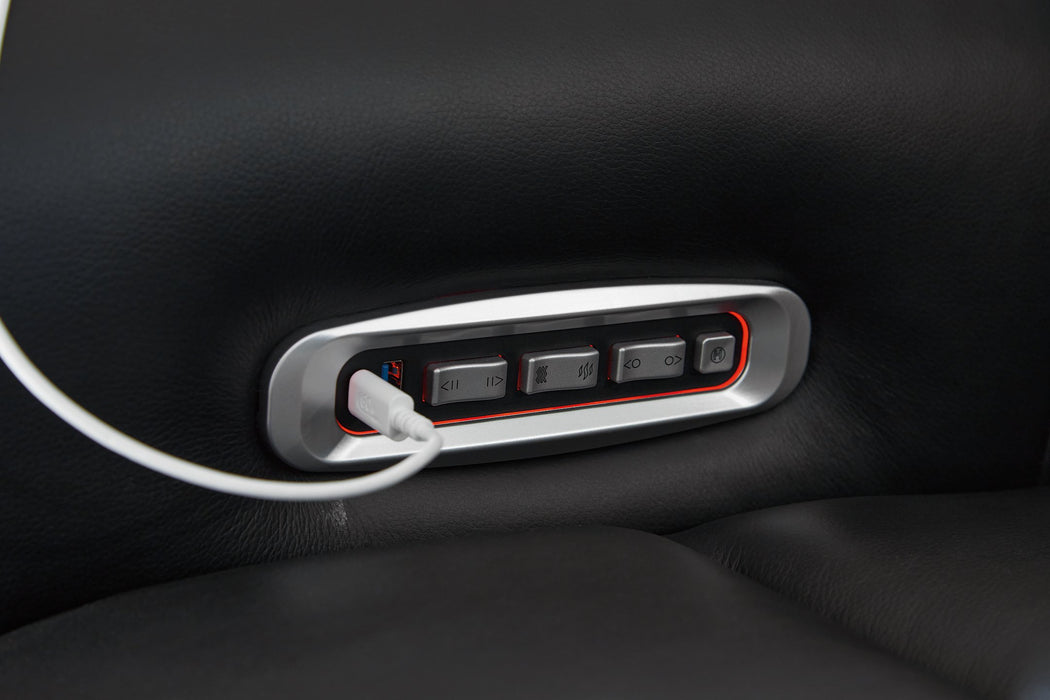 5Z-Comfort Power Reclining Loveseat with Console - Furniture Home (Kansas City, MO)