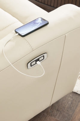 Dahlmoore Power Reclining Loveseat with Console - Furniture Home (Kansas City, MO)