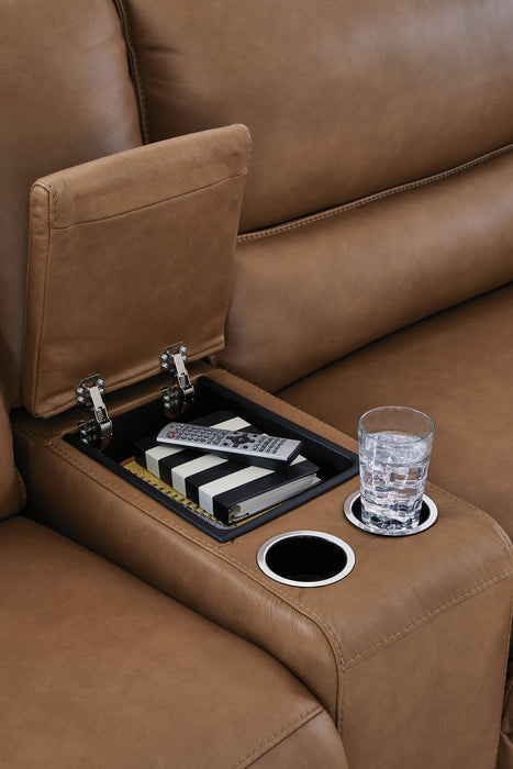 DeepWakes Reclining Sectional with Storage Console